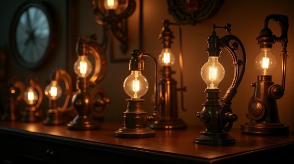 Unique steampunk lamps to elevate your industrial decor